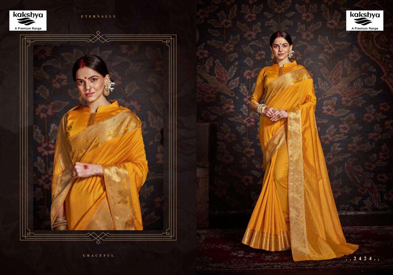 RIYA BY KAKSHYA 2419 TO 2424 SERIES INDIAN TRADITIONAL WEAR COLLECTION BEAUTIFUL STYLISH FANCY COLORFUL PARTY WEAR & OCCASIONAL WEAR ASSAM SILK SAREES AT WHOLESALE PRICE