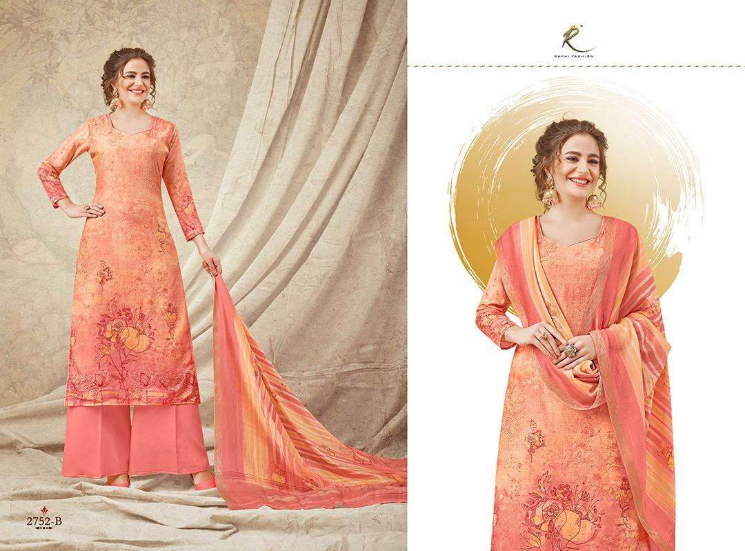 TRADITIONAL ANDAAZ BY RAKHI FASHION 2749-A TO 2752-B SERIES BEAUTIFUL STYLISH SHARARA SUITS FANCY COLORFUL CASUAL WEAR & ETHNIC WEAR & READY TO WEAR PURE VISCOSE MODAL WITH DIGITAL PRINT DRESSES AT WHOLESALE PRICE