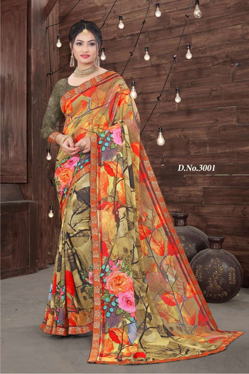 EVERYDAY BY HAYTEE 3001 TO 3011 SERIES INDIAN TRADITIONAL WEAR COLLECTION BEAUTIFUL STYLISH FANCY COLORFUL PARTY WEAR & OCCASIONAL WEAR FANCY SAREES AT WHOLESALE PRICE