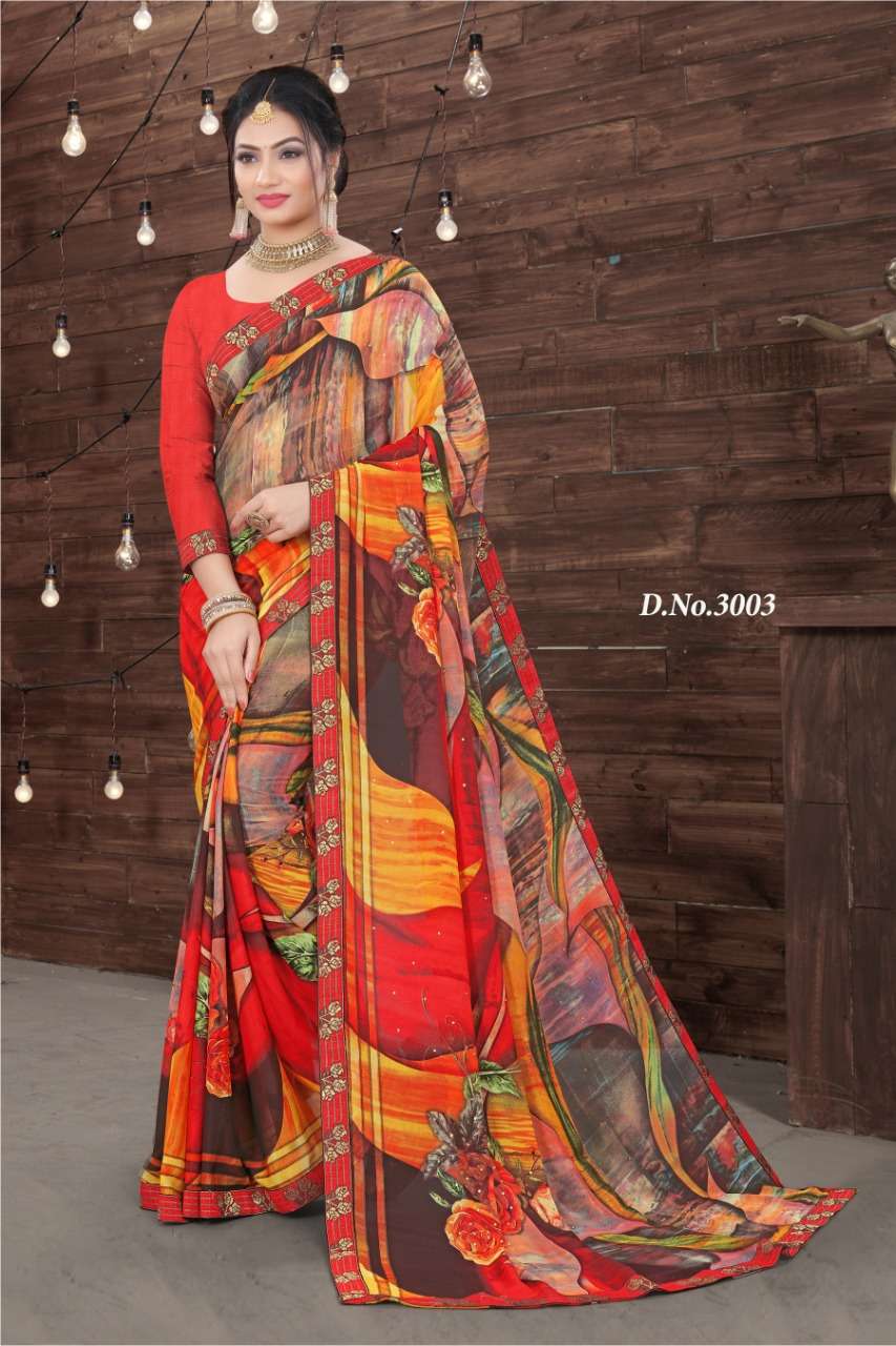 EVERYDAY BY HAYTEE 3001 TO 3011 SERIES INDIAN TRADITIONAL WEAR COLLECTION BEAUTIFUL STYLISH FANCY COLORFUL PARTY WEAR & OCCASIONAL WEAR FANCY SAREES AT WHOLESALE PRICE