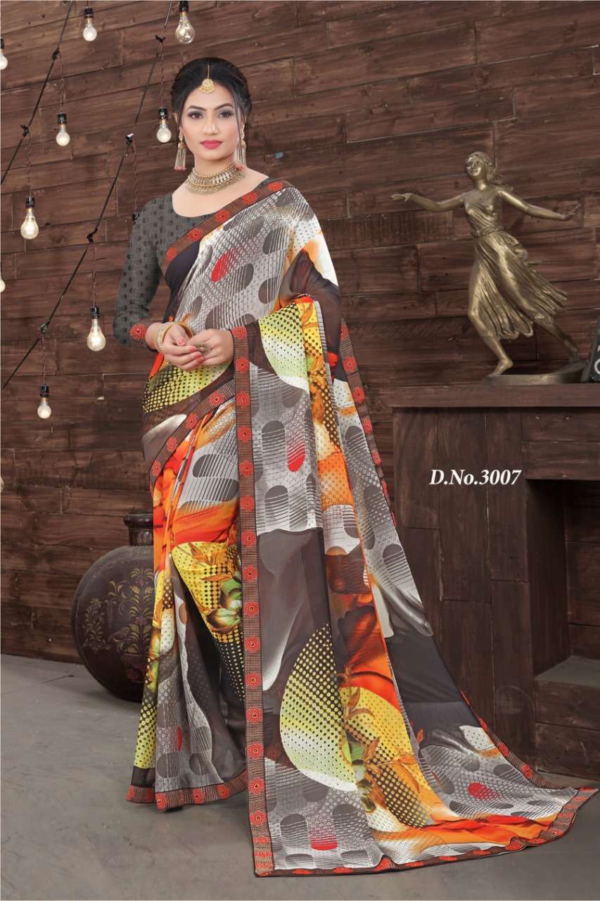 EVERYDAY BY HAYTEE 3001 TO 3011 SERIES INDIAN TRADITIONAL WEAR COLLECTION BEAUTIFUL STYLISH FANCY COLORFUL PARTY WEAR & OCCASIONAL WEAR FANCY SAREES AT WHOLESALE PRICE