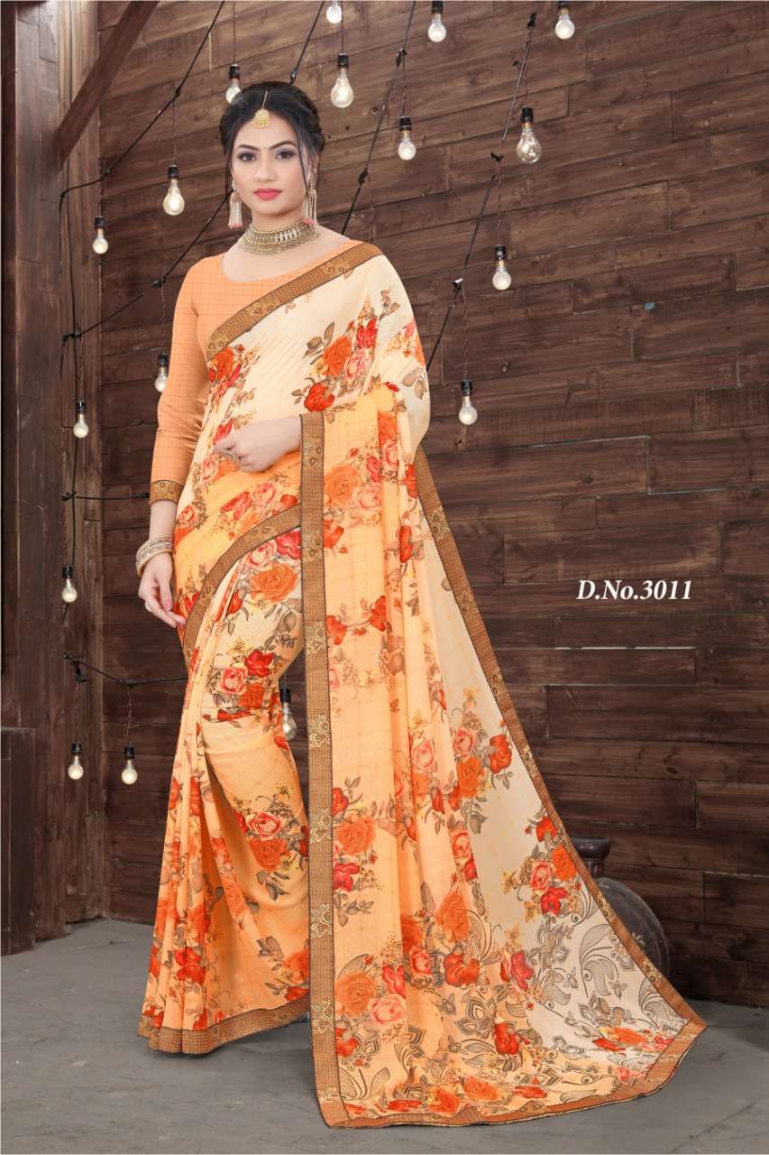 EVERYDAY BY HAYTEE 3001 TO 3011 SERIES INDIAN TRADITIONAL WEAR COLLECTION BEAUTIFUL STYLISH FANCY COLORFUL PARTY WEAR & OCCASIONAL WEAR FANCY SAREES AT WHOLESALE PRICE