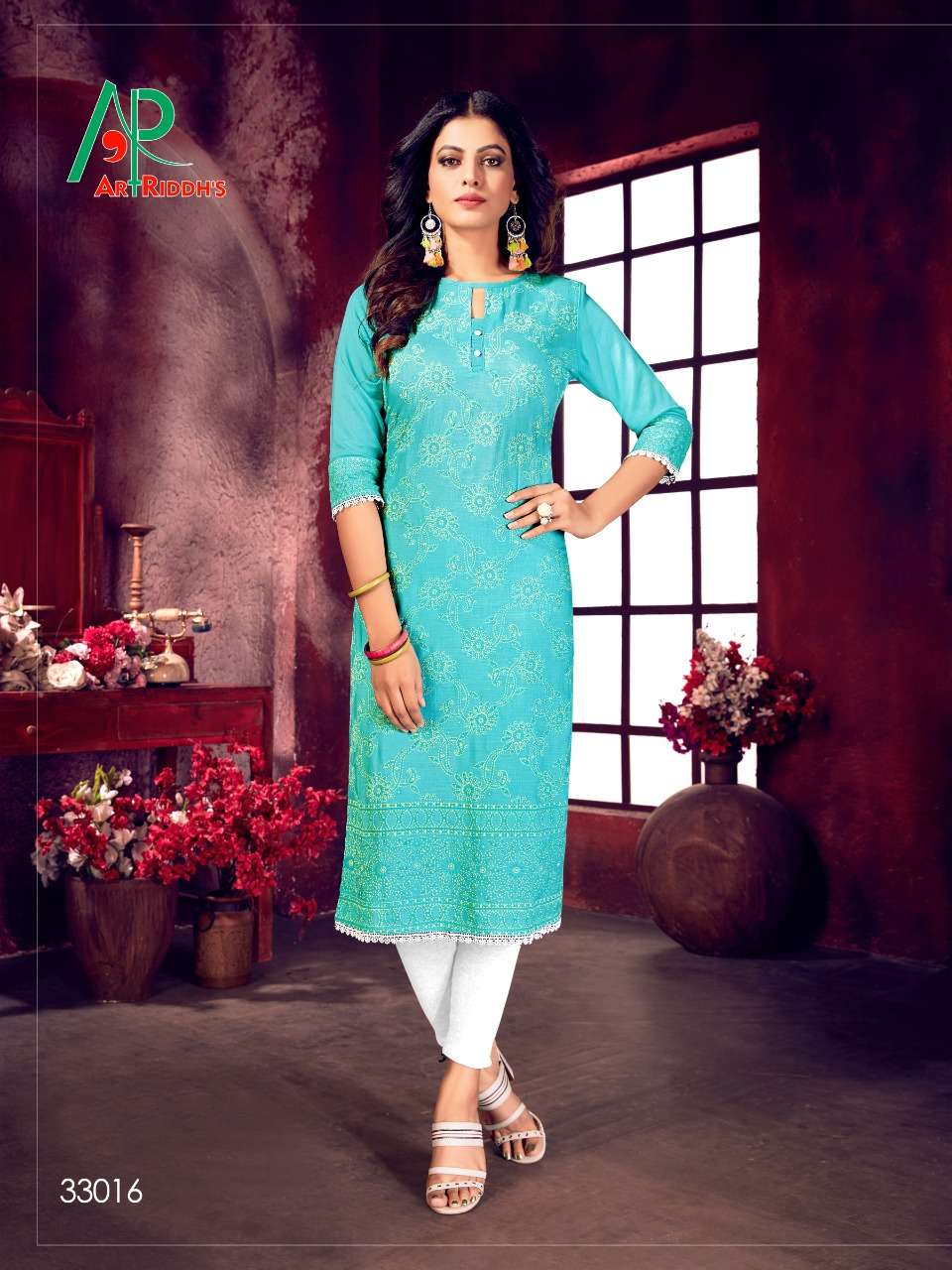 MALL CULTURE VOL-5 BY ART RIDDHS 33013 TO 33020 SERIES DESIGNER STYLISH FANCY COLORFUL BEAUTIFUL PARTY WEAR & ETHNIC WEAR COLLECTION RAYON SLUB LAKHNAVI WORK KURTIS AT WHOLESALE PRICE