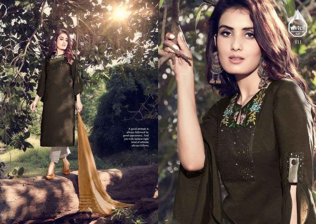 MANNAT VOL-2 BY VIVILS PRINTS 111 TO 117 SERIES DESIGNER FESTIVE SUITS COLLECTION BEAUTIFUL STYLISH FANCY COLORFUL PARTY WEAR & OCCASIONAL WEAR VISCOSE MUSLIN DRESSES AT WHOLESALE PRICE