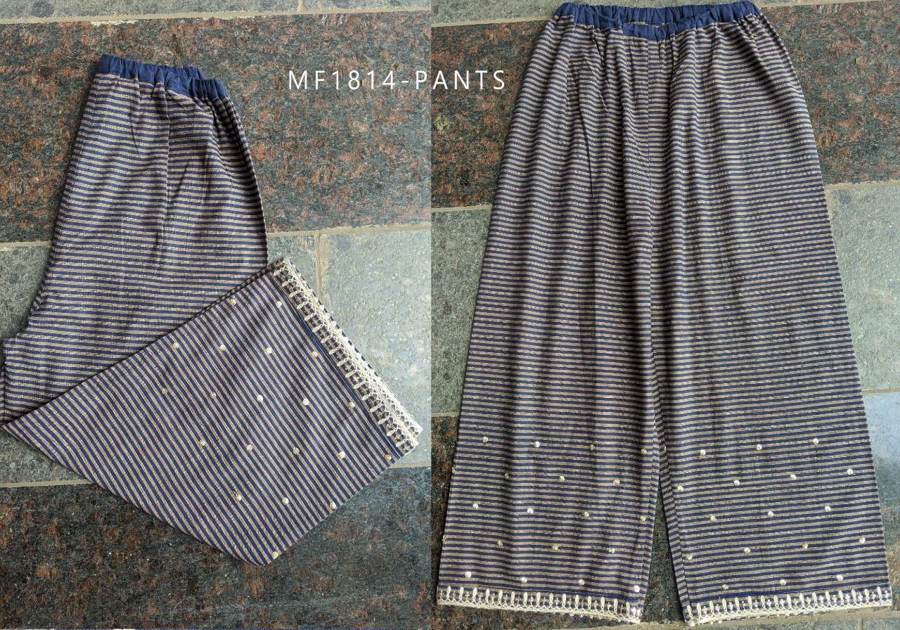 FESTIVE BOTTOM BY KAAMIRI 01 TO 15 SERIES BEAUTIFUL STYLISH COLORFUL FANCY PARTY WEAR & ETHNIC WEAR & READY TO WEAR PURE KHADI EMBROIDERED PALAZZO AT WHOLESALE PRICE