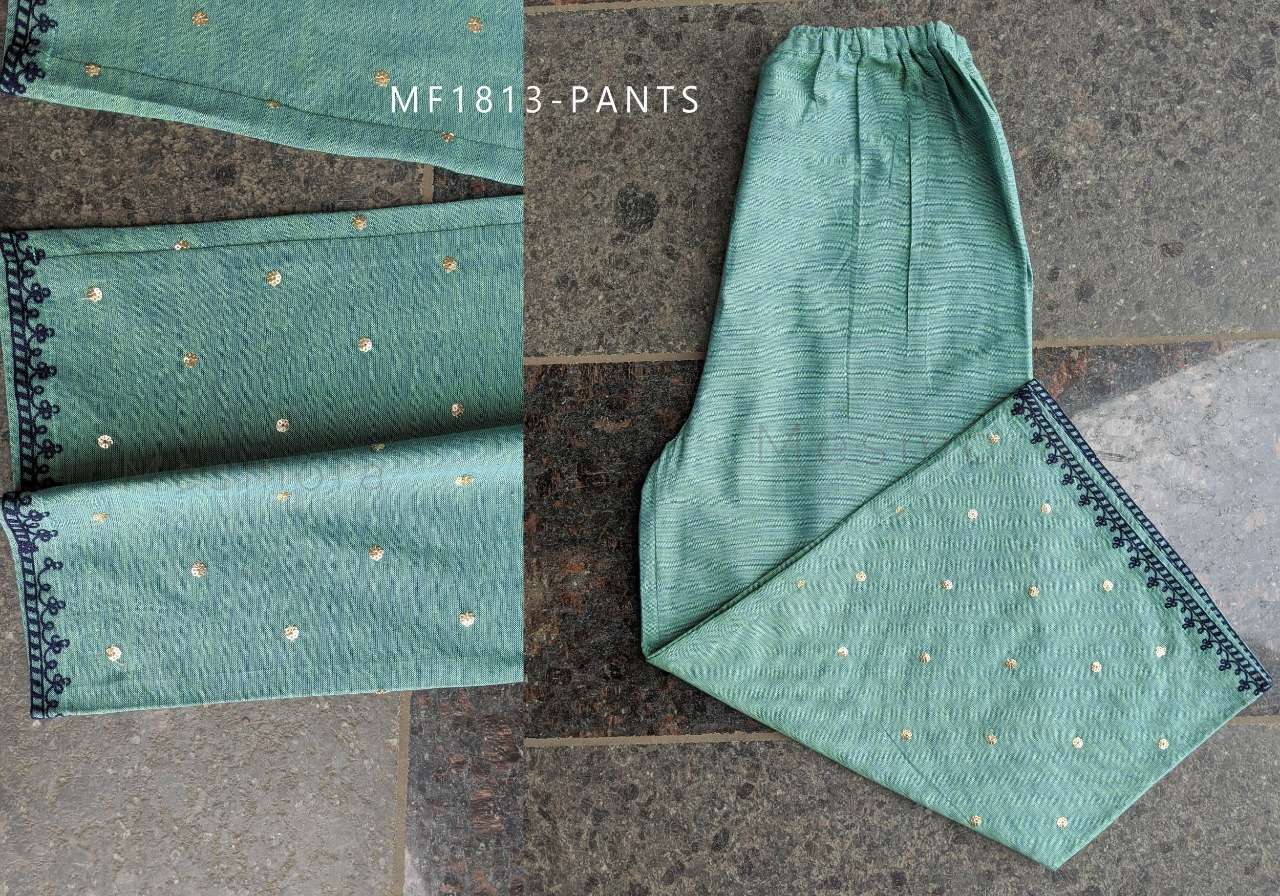 FESTIVE BOTTOM BY KAAMIRI 01 TO 15 SERIES BEAUTIFUL STYLISH COLORFUL FANCY PARTY WEAR & ETHNIC WEAR & READY TO WEAR PURE KHADI EMBROIDERED PALAZZO AT WHOLESALE PRICE