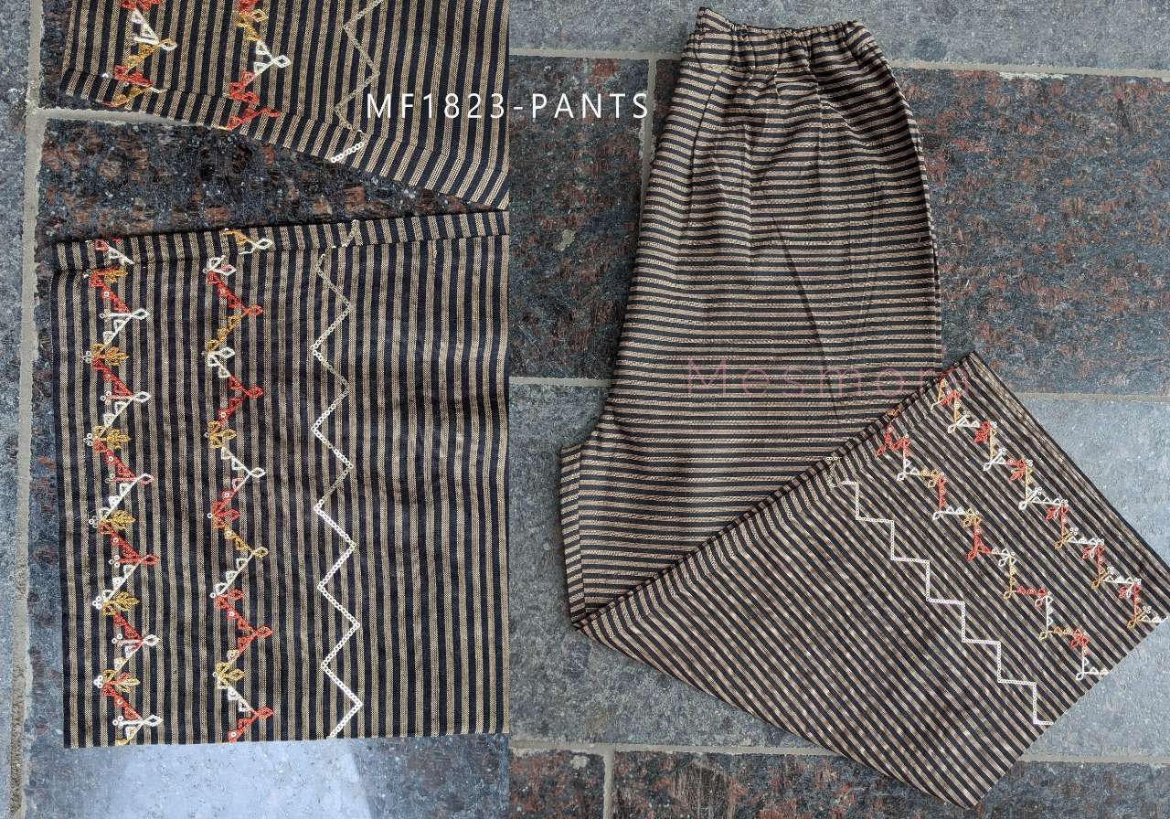 FESTIVE BOTTOM BY KAAMIRI 01 TO 15 SERIES BEAUTIFUL STYLISH COLORFUL FANCY PARTY WEAR & ETHNIC WEAR & READY TO WEAR PURE KHADI EMBROIDERED PALAZZO AT WHOLESALE PRICE