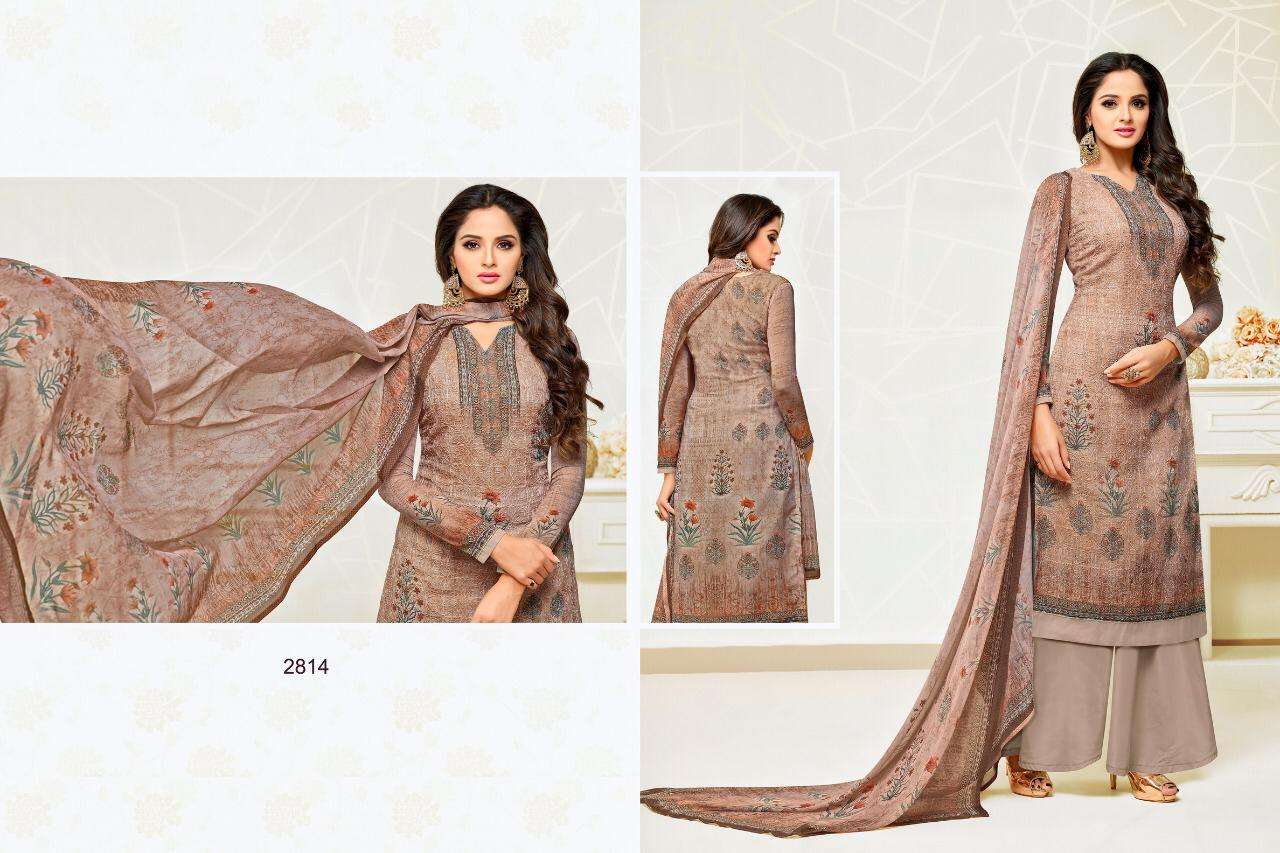 ZISA FLORA VOL-3 BY MEERA TRENDZ 2811 TO 28018 SERIES BEAUTIFUL WINTER COLLECTION SUITS STYLISH FANCY COLORFUL CASUAL WEAR & ETHNIC WEAR GEORGETTE WORK WITH DIGITAL PRINT DRESSES AT WHOLESALE PRICE