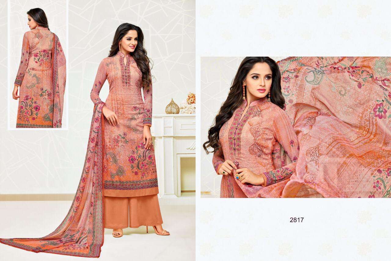 ZISA FLORA VOL-3 BY MEERA TRENDZ 2811 TO 28018 SERIES BEAUTIFUL WINTER COLLECTION SUITS STYLISH FANCY COLORFUL CASUAL WEAR & ETHNIC WEAR GEORGETTE WORK WITH DIGITAL PRINT DRESSES AT WHOLESALE PRICE