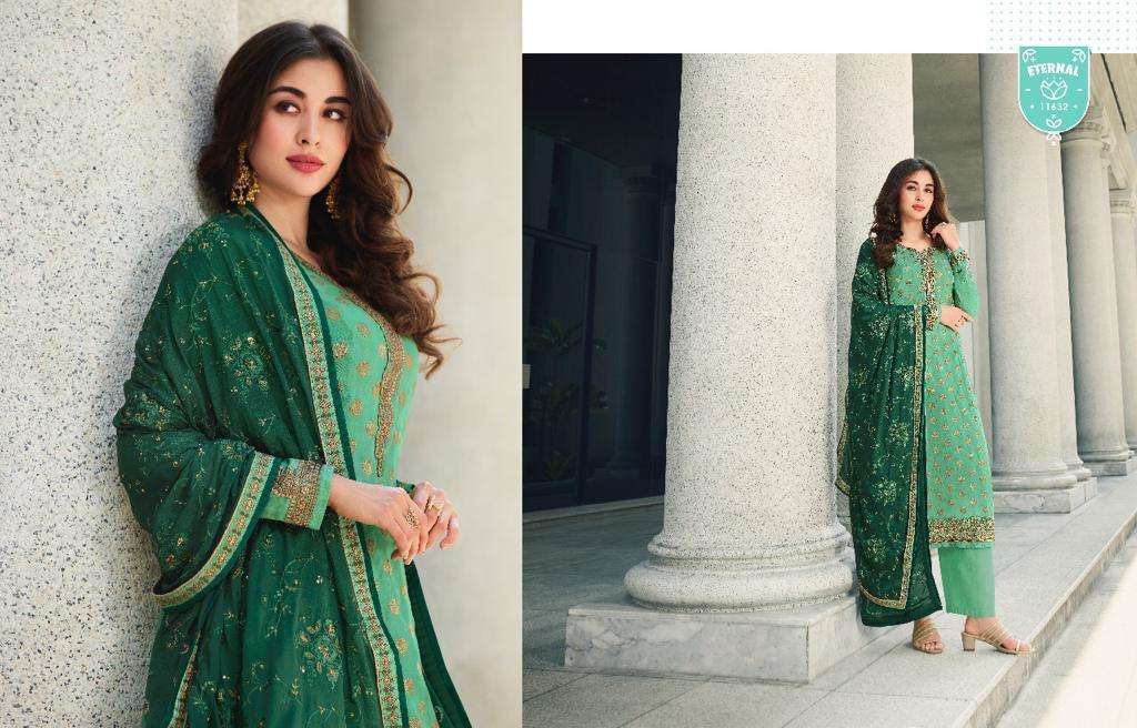 ZISA VOL-64 BY MEERA TRENDZ 11631 TO 11634 SERIES BEAUTIFUL SUITS COLORFUL STYLISH FANCY CASUAL WEAR & ETHNIC WEAR DOLA JACQUARD WITH EMBROIDERY DRESSES AT WHOLESALE PRICE