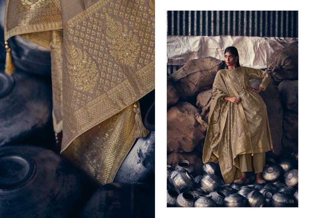 THE LOOM STORY BY VARSHA FASHION 51 TO TO 58 SERIES DESIGNER SUITS COLLECTION BEAUTIFUL STYLISH FANCY COLORFUL PARTY WEAR & ETHNIC WEAR SATAN SILK DRESSES AT WHOLESALE PRICE