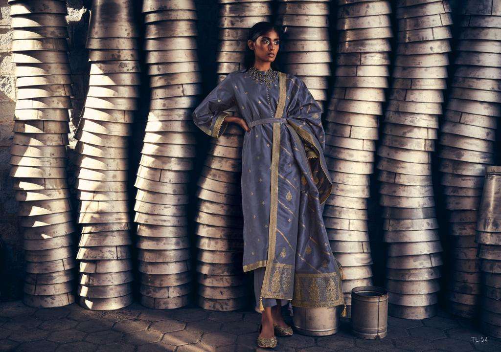 THE LOOM STORY BY VARSHA FASHION 51 TO TO 58 SERIES DESIGNER SUITS COLLECTION BEAUTIFUL STYLISH FANCY COLORFUL PARTY WEAR & ETHNIC WEAR SATAN SILK DRESSES AT WHOLESALE PRICE