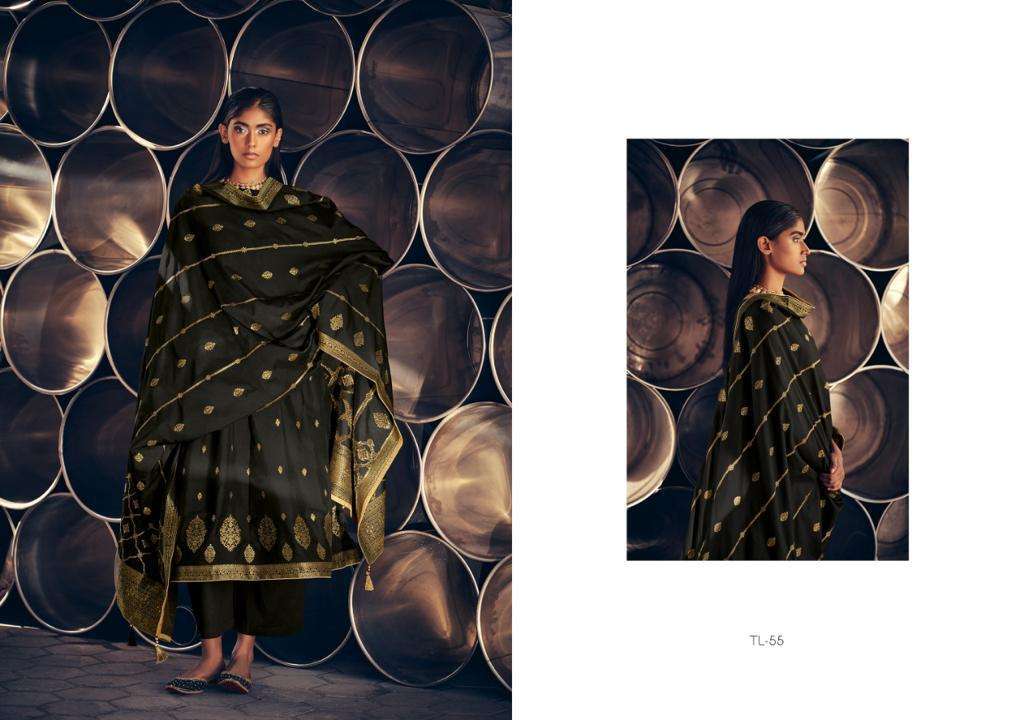 THE LOOM STORY BY VARSHA FASHION 51 TO TO 58 SERIES DESIGNER SUITS COLLECTION BEAUTIFUL STYLISH FANCY COLORFUL PARTY WEAR & ETHNIC WEAR SATAN SILK DRESSES AT WHOLESALE PRICE