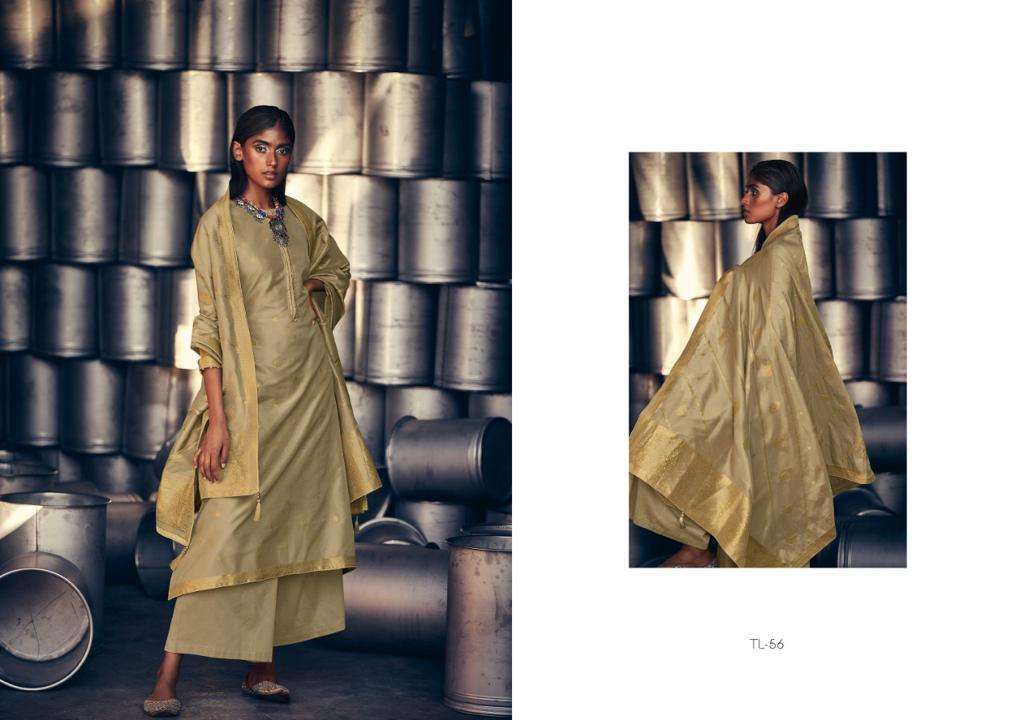 THE LOOM STORY BY VARSHA FASHION 51 TO TO 58 SERIES DESIGNER SUITS COLLECTION BEAUTIFUL STYLISH FANCY COLORFUL PARTY WEAR & ETHNIC WEAR SATAN SILK DRESSES AT WHOLESALE PRICE