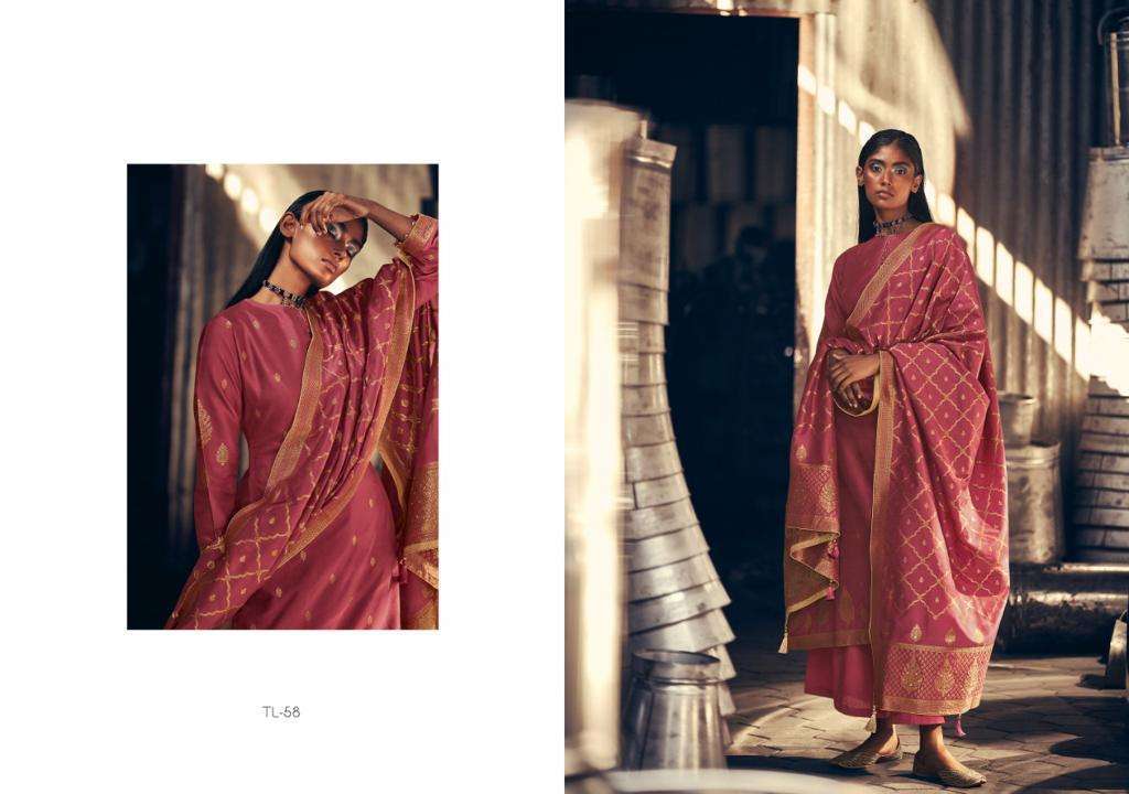 THE LOOM STORY BY VARSHA FASHION 51 TO TO 58 SERIES DESIGNER SUITS COLLECTION BEAUTIFUL STYLISH FANCY COLORFUL PARTY WEAR & ETHNIC WEAR SATAN SILK DRESSES AT WHOLESALE PRICE