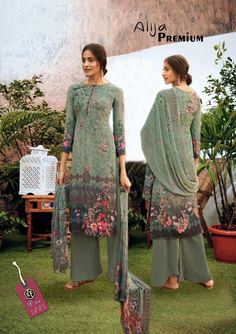 ALIJA PREMIUM LUXURY BY KEVAL FAB 1001 TO 1006 SERIES BEAUTIFUL STYLISH SUITS FANCY COLORFUL CASUAL WEAR & ETHNIC WEAR & READY TO WEAR HEAVY COTTON PRINTED DRESSES AT WHOLESALE PRICE