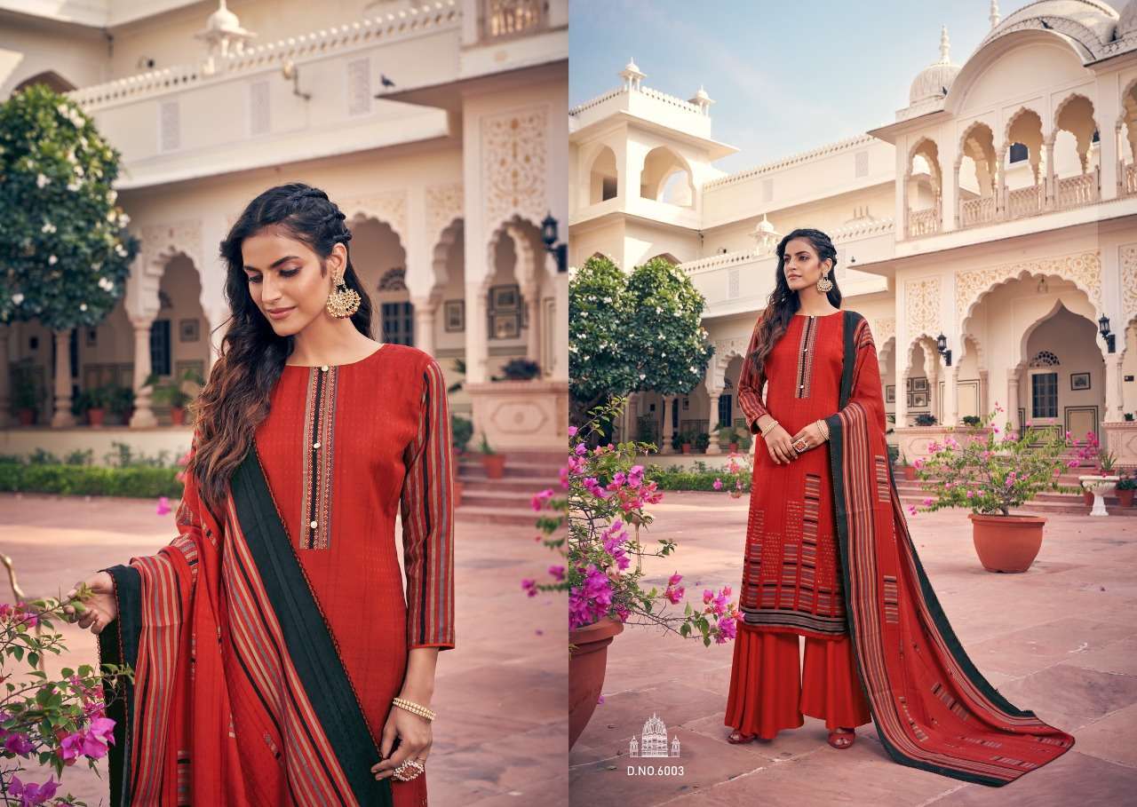 KENZA BY AZARA 6001 TO 6008 SERIES BEAUTIFUL COLORFUL STYLISH FANCY CASUAL WEAR & ETHNIC WEAR & READY TO WEAR PURE CAMBRIC COTTON PRINT WITH WORK DRESSES AT WHOLESALE PRICE