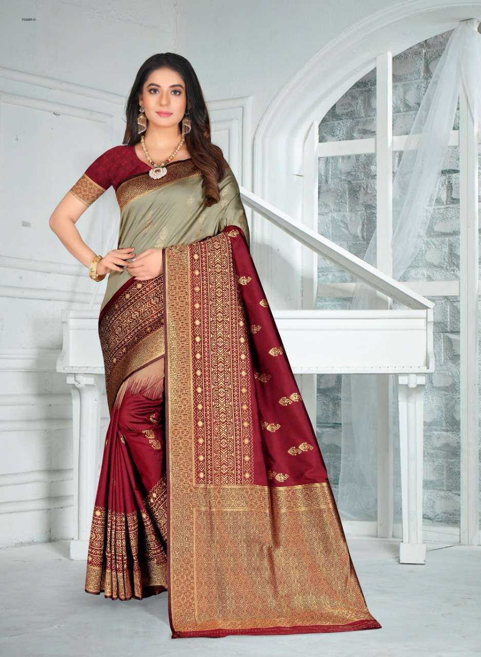PUSHKAR BY INDIAN WOMEN 01 TO 08 SERIES INDIAN TRADITIONAL WEAR COLLECTION BEAUTIFUL STYLISH FANCY COLORFUL PARTY WEAR & OCCASIONAL WEAR DYES SILK SAREES AT WHOLESALE PRICE