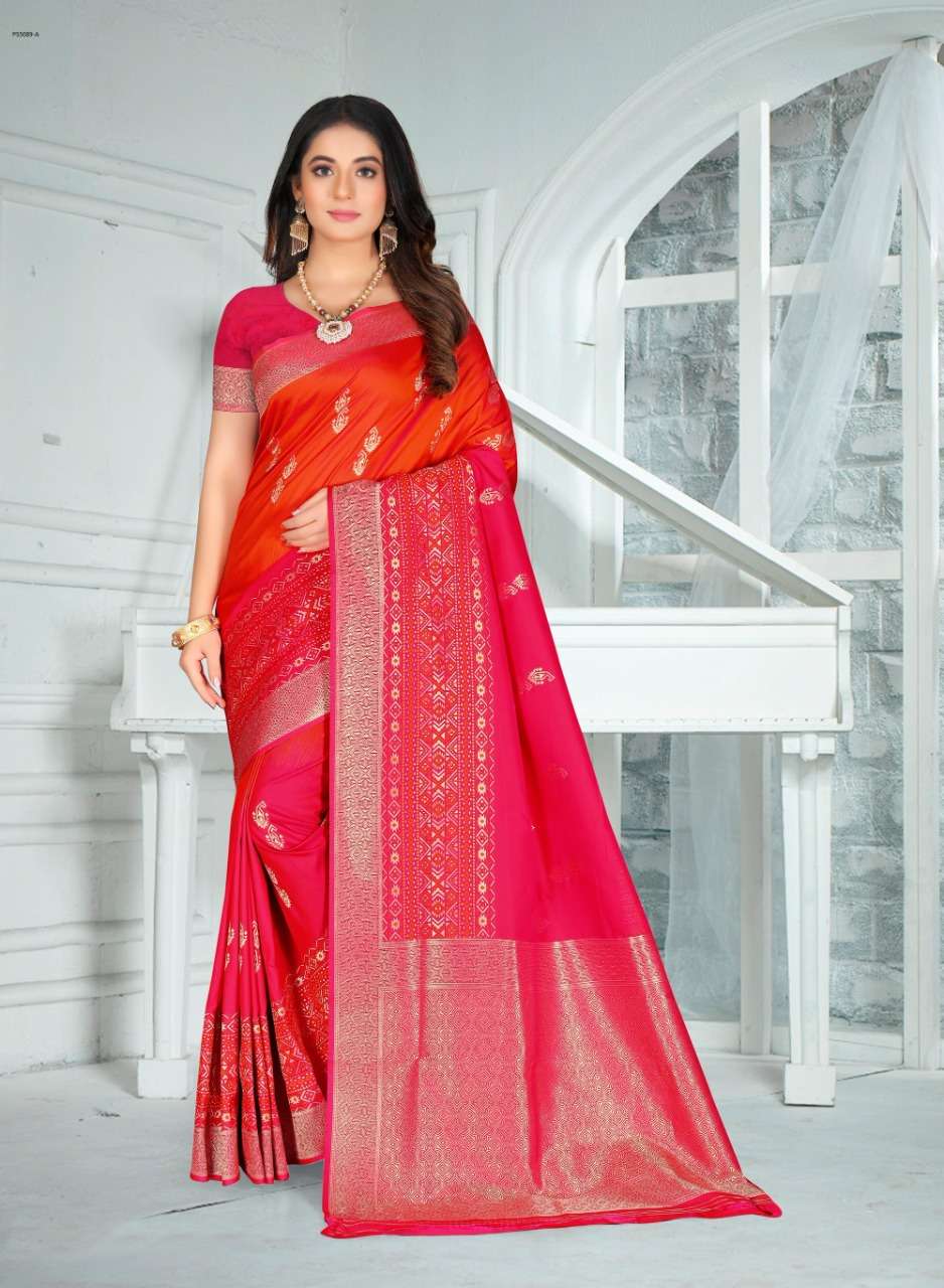 PUSHKAR BY INDIAN WOMEN 01 TO 08 SERIES INDIAN TRADITIONAL WEAR COLLECTION BEAUTIFUL STYLISH FANCY COLORFUL PARTY WEAR & OCCASIONAL WEAR DYES SILK SAREES AT WHOLESALE PRICE