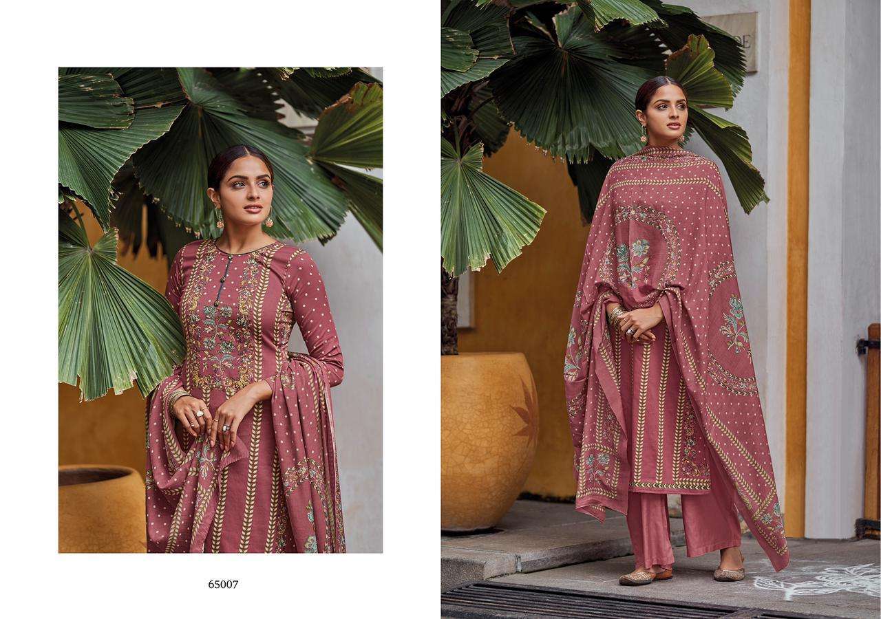 MEHR BY YUVINA EXPORTS 65001 TO 65008 SERIES BEAUTIFUL STYLISH FANCY COLORFUL CASUAL WEAR & ETHNIC WEAR PURE JAM WITH EMBROIDERY WORK DRESSES AT WHOLESALE PRICEv