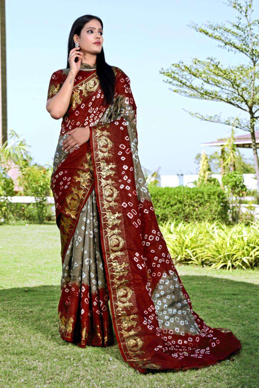 BANDHANI SAREES VOL-11 BY FASHID WHOLESALE 1131 TO 1138 SERIES INDIAN TRADITIONAL WEAR COLLECTION BEAUTIFUL STYLISH FANCY COLORFUL PARTY WEAR & OCCASIONAL WEAR ART SILK SAREES AT WHOLESALE PRICE
