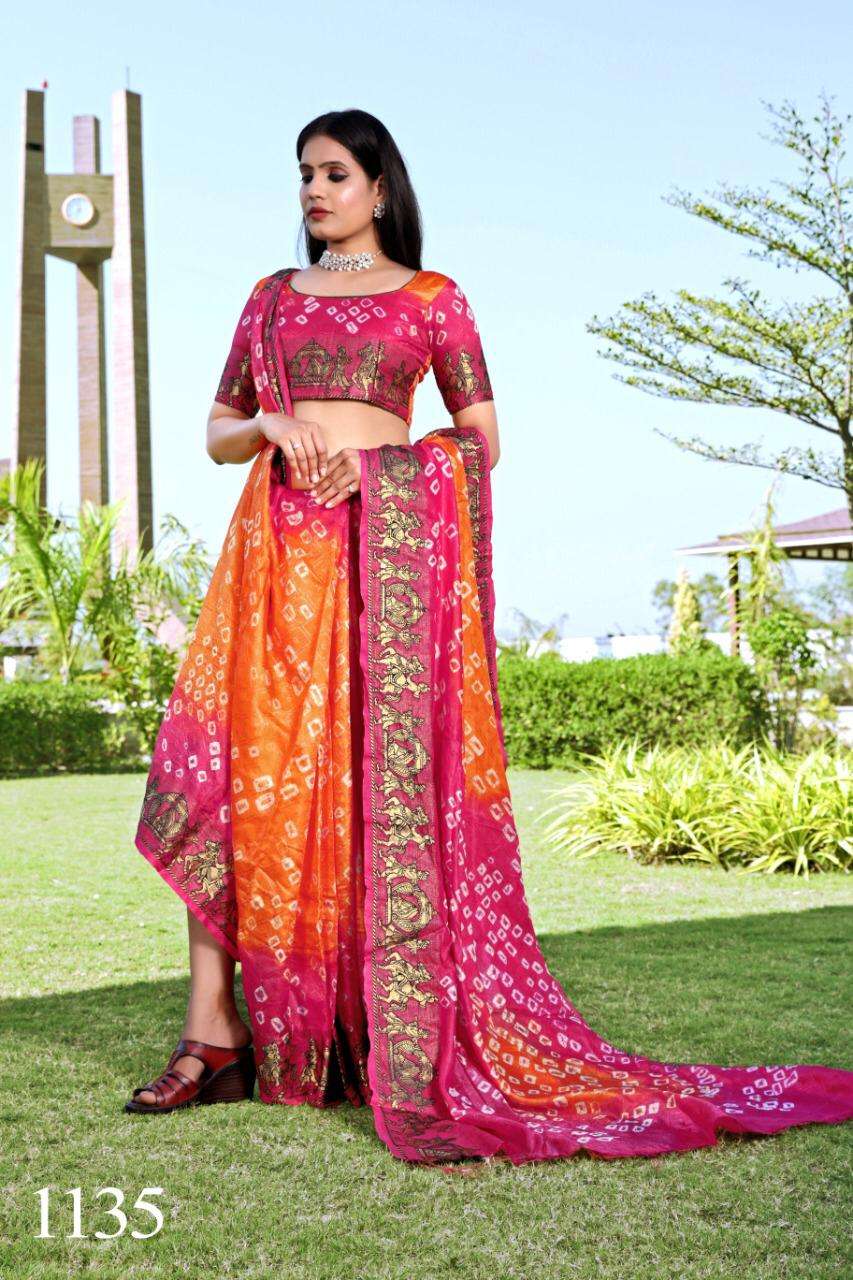 BANDHANI SAREES VOL-11 BY FASHID WHOLESALE 1131 TO 1138 SERIES INDIAN TRADITIONAL WEAR COLLECTION BEAUTIFUL STYLISH FANCY COLORFUL PARTY WEAR & OCCASIONAL WEAR ART SILK SAREES AT WHOLESALE PRICE