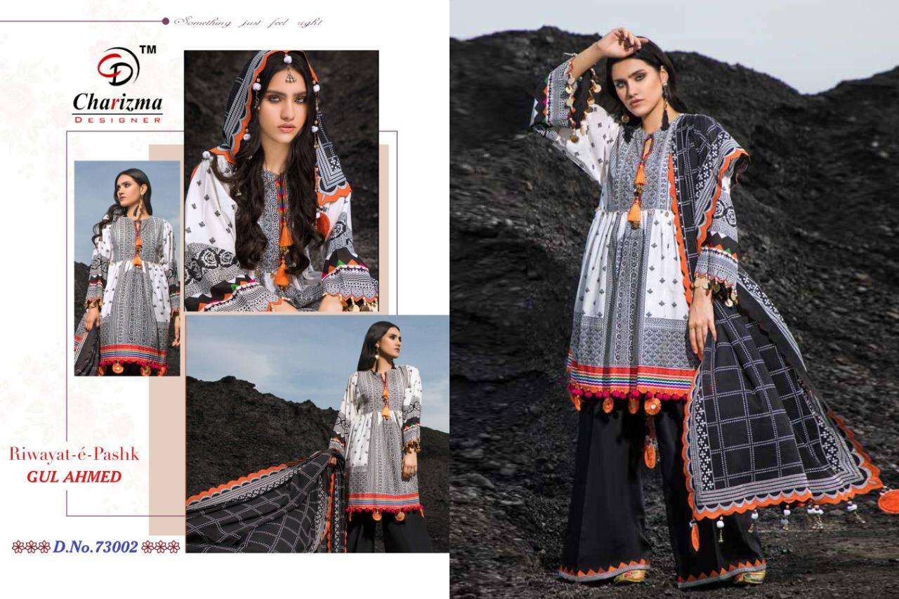 Riwayat E Pashk By Charizma Designer 73001 To 73005 Series Pakistani Suits Beautiful Fancy Colorful Stylish Party Wear & Occasional Wear Heavy Jam Cotton Digital Print Dresses At Wholesale Price