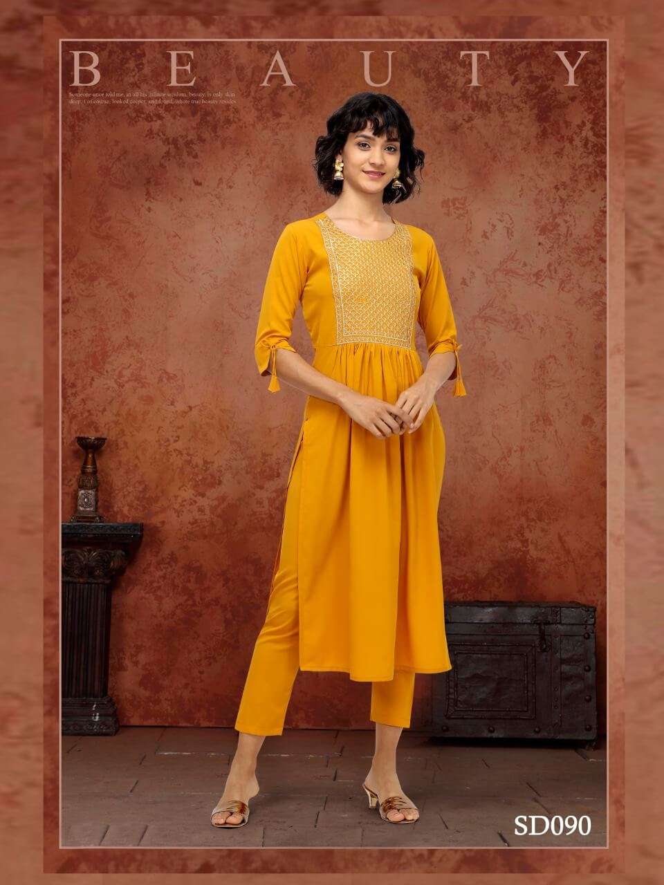 IRISH BY SYASII 090 TO 093 SERIES DESIGNER STYLISH FANCY COLORFUL BEAUTIFUL PARTY WEAR & ETHNIC WEAR COLLECTION POLY MAKHAN KURTIS AT WHOLESALE PRICE