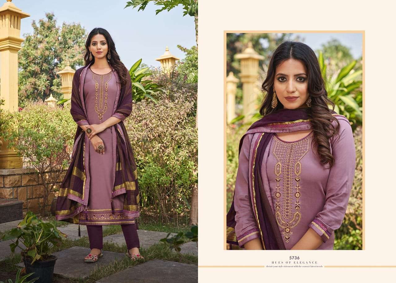 ZANKAR BY KESSI FABRICS 5731 TO 5738 SERIES BEAUTIFUL WINTER COLLECTION SUITS STYLISH FANCY COLORFUL CASUAL WEAR & ETHNIC WEAR JAM SILK WITH WORK DRESSES AT WHOLESALE PRICE