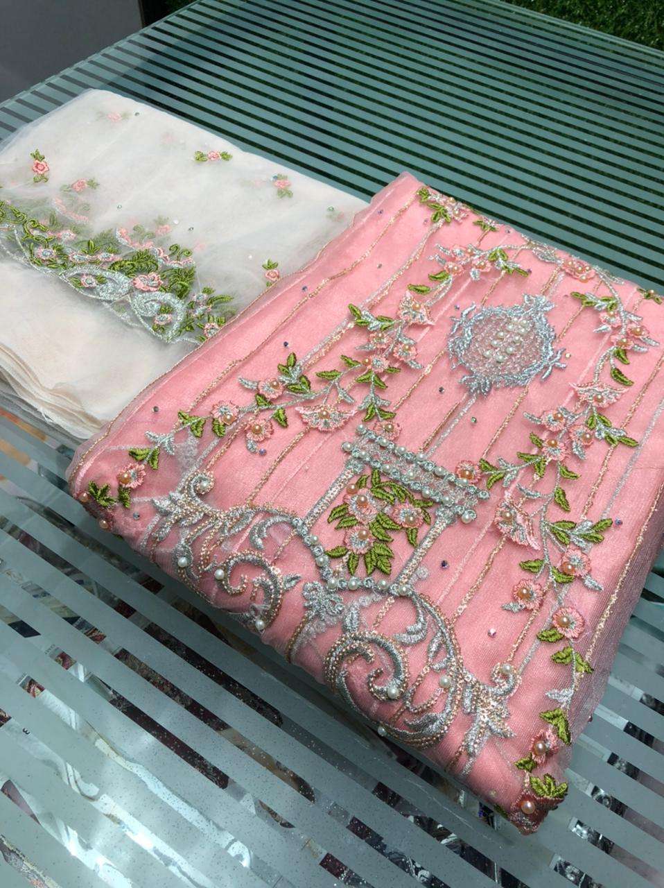 SABANA 002 COLOURS BY FASHID WHOLESALE DESIGNER PAKISTANI SUITS COLLECTION BEAUTIFUL STYLISH COLORFUL FANCY PARTY WEAR & OCCASIONAL WEAR NET WITH EMBROIDERY DRESSES AT WHOLESALE PRICE