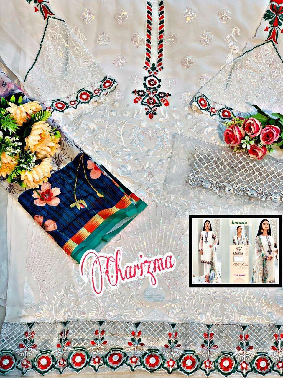 CHARIZMA HIT DESIGNS VOL-2 BY CHARIZMA DESIGNER PAKISTANI SUITS BEAUTIFUL FANCY COLORFUL STYLISH PARTY WEAR & OCCASIONAL WEAR GEORGETTE WITH EMBROIDERY DRESSES AT WHOLESALE PRICE