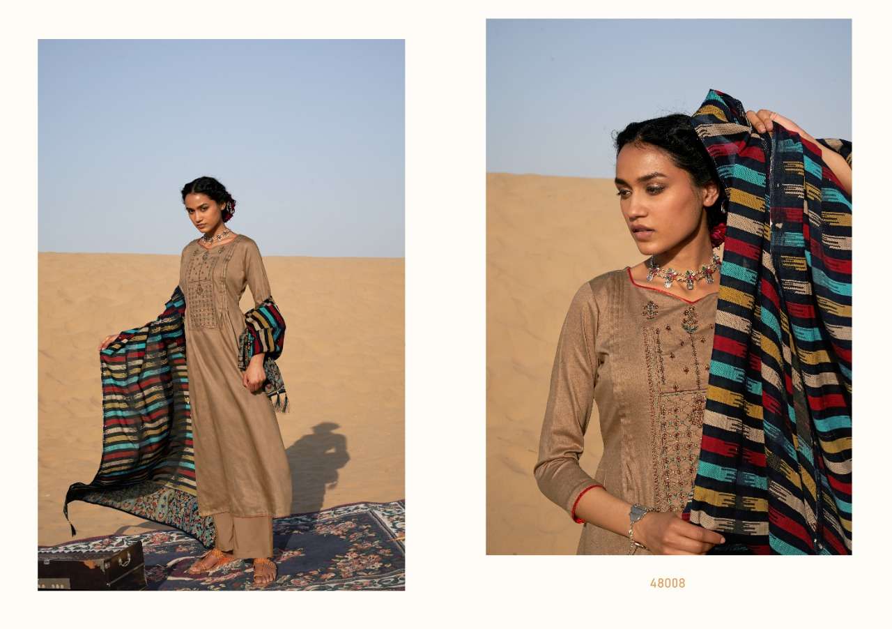 SAKINA BY ANKIT TEXTILE 48001 TO 48008 SERIES BEAUTIFUL WINTER COLLECTION SUITS STYLISH FANCY COLORFUL CASUAL WEAR & ETHNIC WEAR PURE HEAVY JAM SATIN COTTON PRINT WITH WORK DRESSES AT WHOLESALE PRICE