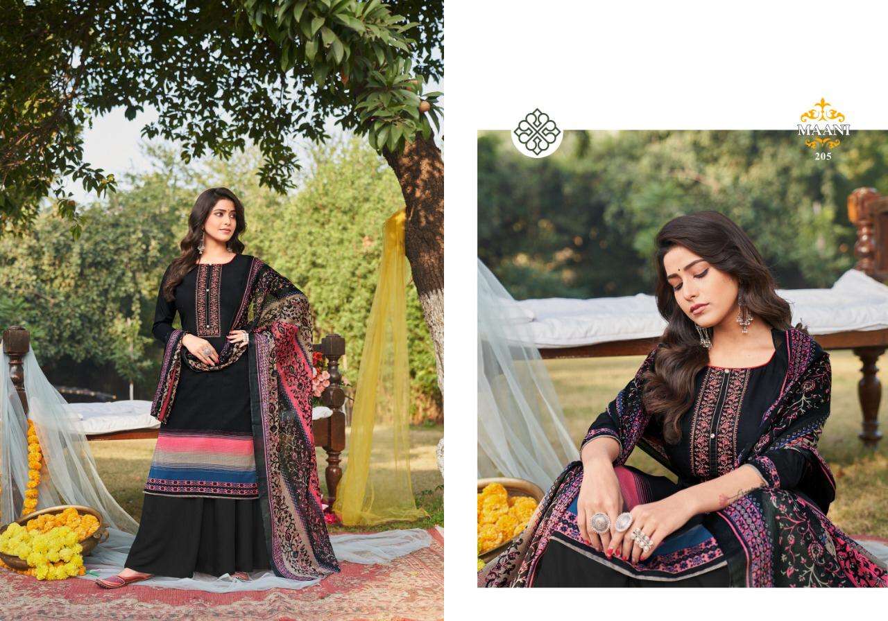 MAANI VOL-2 BY LAVINA 201 TO 208 SERIES BEAUTIFUL SUITS STYLISH FANCY COLORFUL PARTY WEAR & OCCASIONAL WEAR PURE COTTON EMBROIDERED DRESSES AT WHOLESALE PRICE