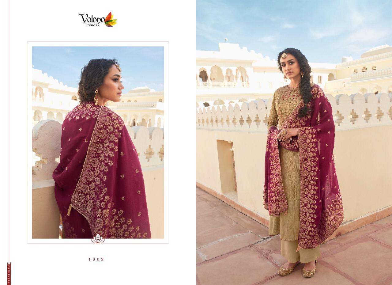 Miza By Volono Trendz 1001 To 1006 Series Designer Collection Beautiful Stylish Fancy Colorful Party Wear & Occasional Wear Pure Jam Cotton Print With Embroidery Dresses At Wholesale Price