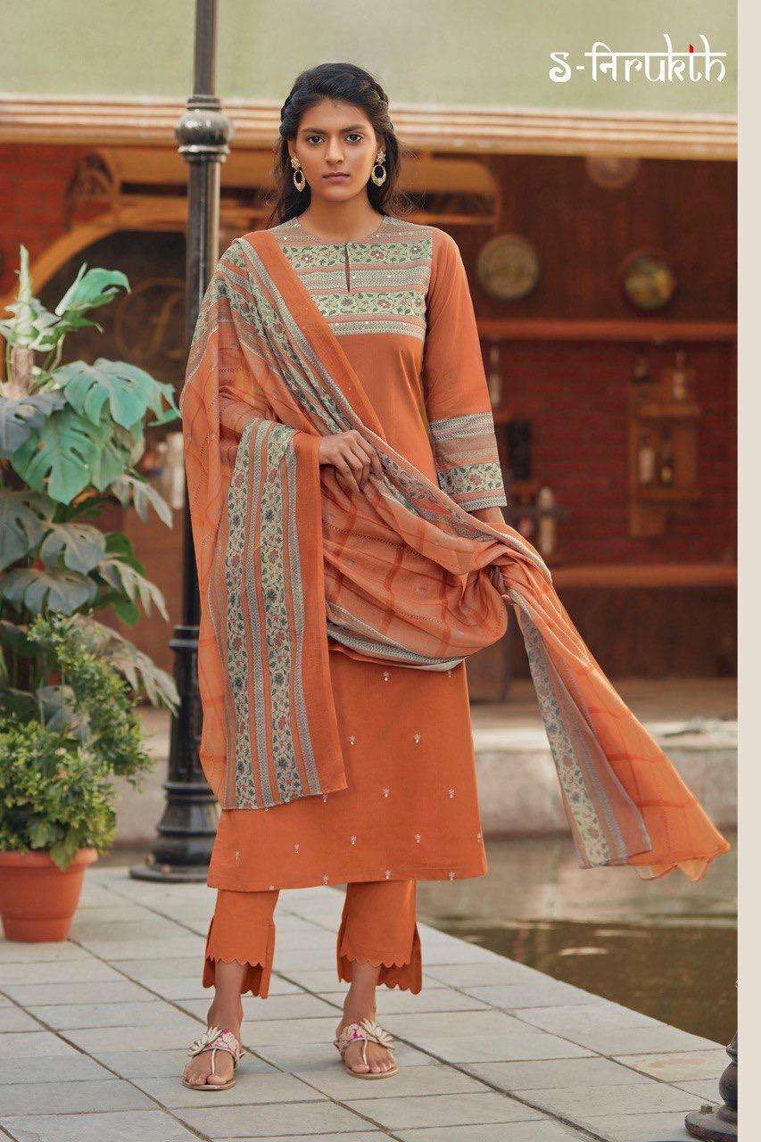 RUKHSAR BY S-NIRUKTH BEAUTIFUL STYLISH SHARARA SUITS FANCY COLORFUL CASUAL WEAR & ETHNIC WEAR & READY TO WEAR CAMBRIC PRINT DRESSES AT WHOLESALE PRICE