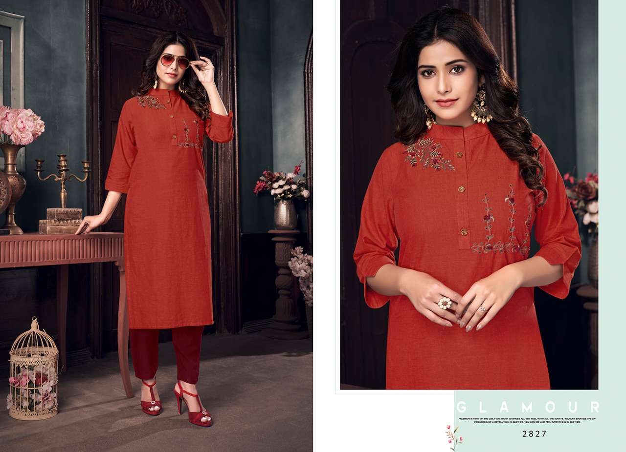 MARIA BY RANGOON 8321 TO 8328 SERIES DESIGNER STYLISH FANCY COLORFUL BEAUTIFUL PARTY WEAR & ETHNIC WEAR COLLECTION COTTON KURTIS WITH BOTTOM AT WHOLESALE PRICE