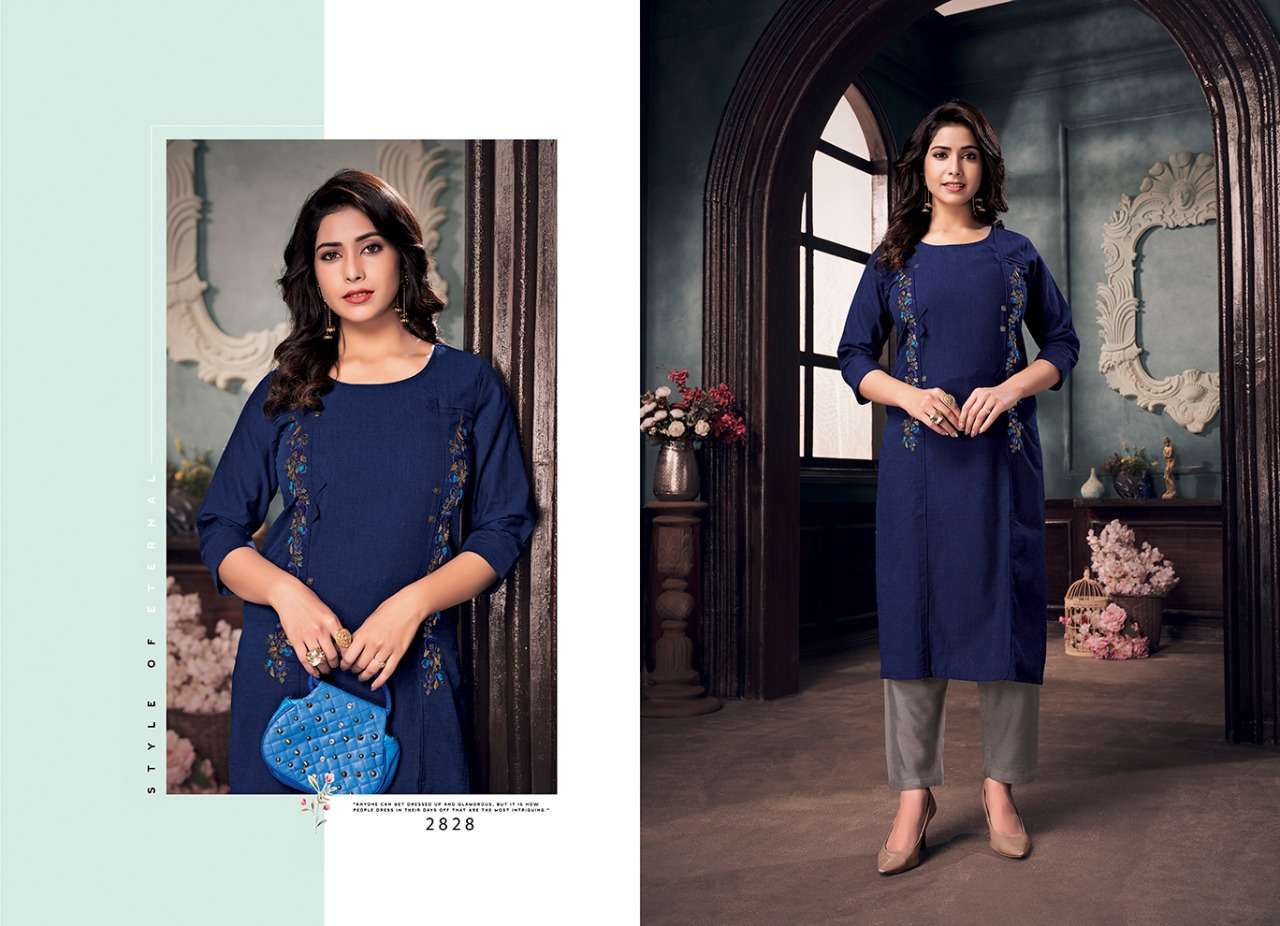 MARIA BY RANGOON 8321 TO 8328 SERIES DESIGNER STYLISH FANCY COLORFUL BEAUTIFUL PARTY WEAR & ETHNIC WEAR COLLECTION COTTON KURTIS WITH BOTTOM AT WHOLESALE PRICE