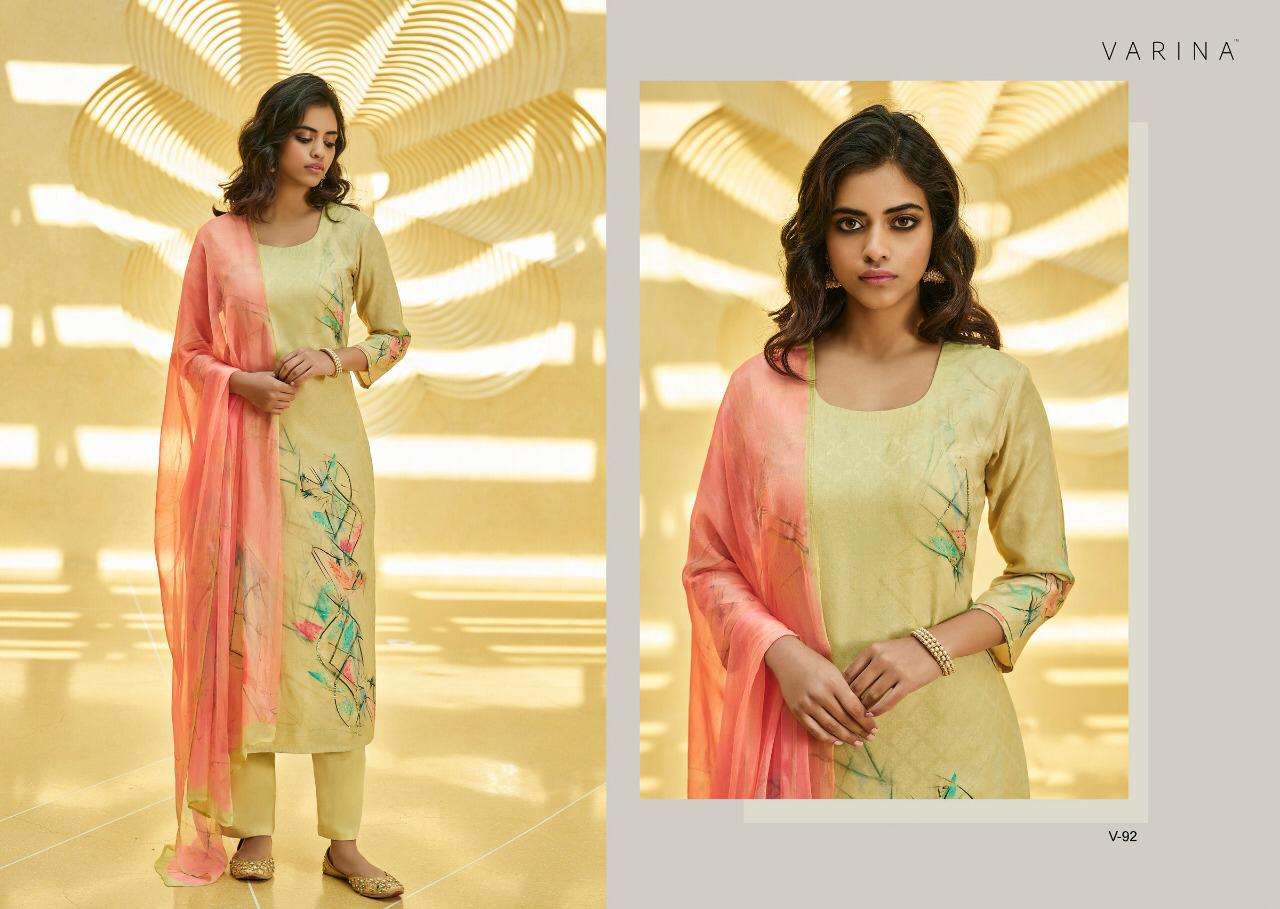 AILEEN BY VARINA 91 TO 98 SERIES BEAUTIFUL SUITS COLORFUL STYLISH FANCY CASUAL WEAR & ETHNIC WEAR COTTON SATIN DRESSES AT WHOLESALE PRICE