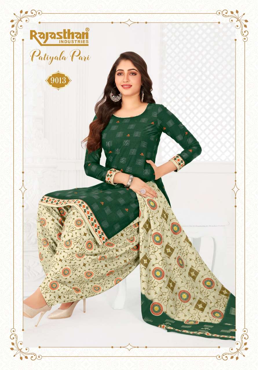 PATIYALA PARI VOL-9 BY RAJASTHAN INDUSTRIES 9001 TO 9018 SERIES BEAUTIFUL STYLISH SHARARA SUITS FANCY COLORFUL CASUAL WEAR & ETHNIC WEAR & READY TO WEAR FANCY PRINTED DRESSES AT WHOLESALE PRICE