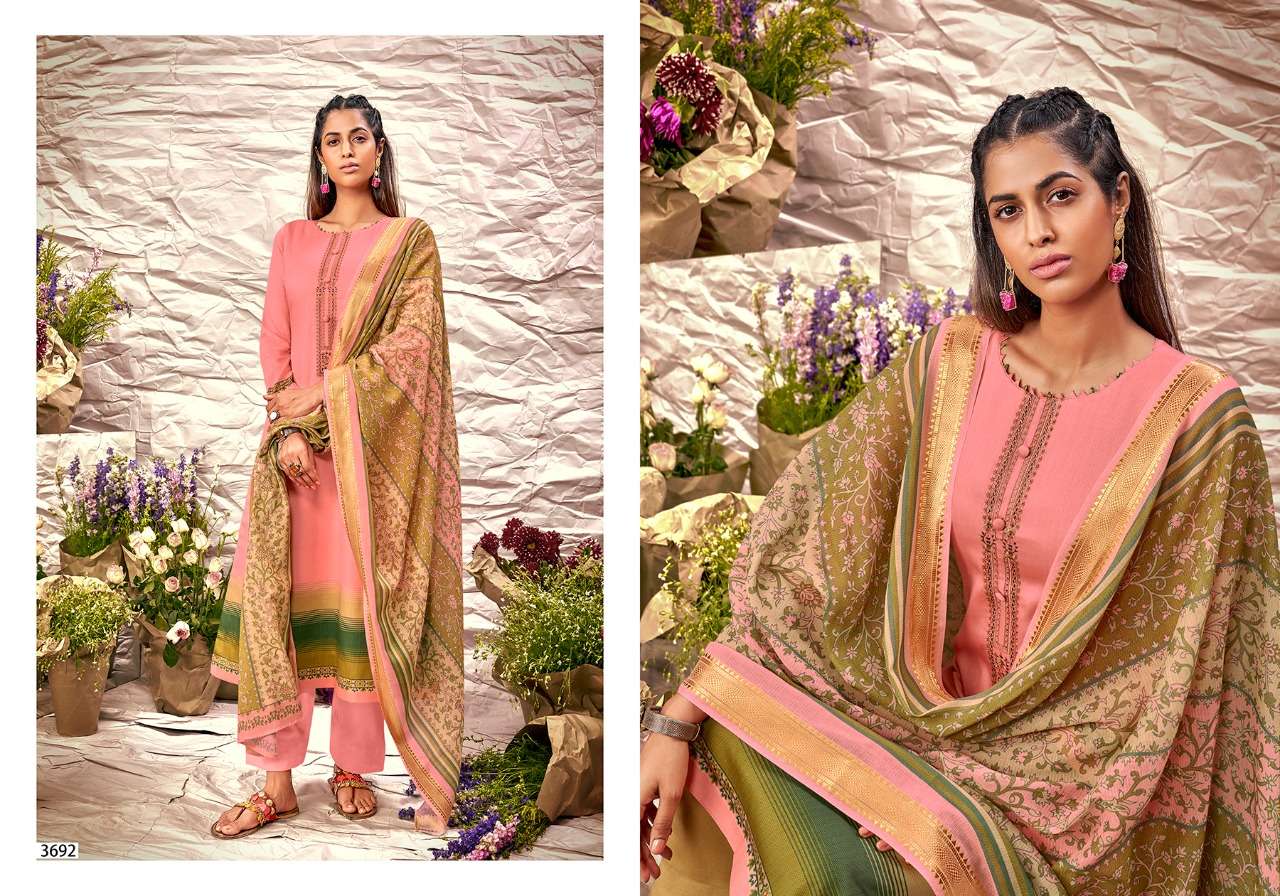 KANI WEAR VOL-2 BY PRM TRENDZ 3691 TO 3700 SERIES BEAUTIFUL SUITS COLORFUL STYLISH FANCY CASUAL WEAR & ETHNIC WEAR PURE JAM SILK DIGITAL PRINT WITH WORK DRESSES AT WHOLESALE PRICE