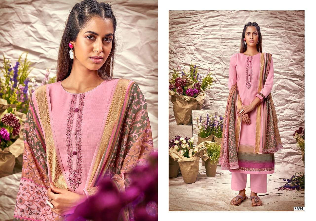 KANI WEAR VOL-2 BY PRM TRENDZ 3691 TO 3700 SERIES BEAUTIFUL SUITS COLORFUL STYLISH FANCY CASUAL WEAR & ETHNIC WEAR PURE JAM SILK DIGITAL PRINT WITH WORK DRESSES AT WHOLESALE PRICE