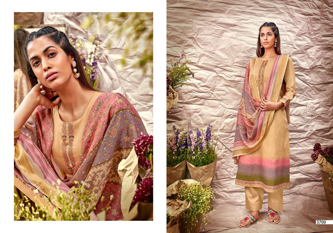 KANI WEAR VOL-2 BY PRM TRENDZ 3691 TO 3700 SERIES BEAUTIFUL SUITS COLORFUL STYLISH FANCY CASUAL WEAR & ETHNIC WEAR PURE JAM SILK DIGITAL PRINT WITH WORK DRESSES AT WHOLESALE PRICE