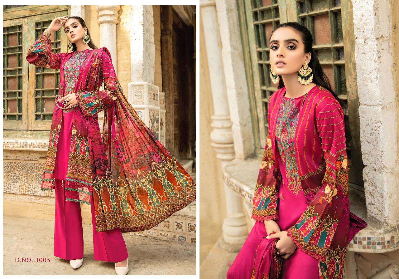 MAHNOOR VOL-3 BY YASHIKA TRENDS 3001 TO 3010 SERIES BEAUTIFUL PAKISTANI SUITS COLORFUL STYLISH FANCY CASUAL WEAR & ETHNIC WEAR PURE LAWN DIGITAL PRINT DRESSES AT WHOLESALE PRICE