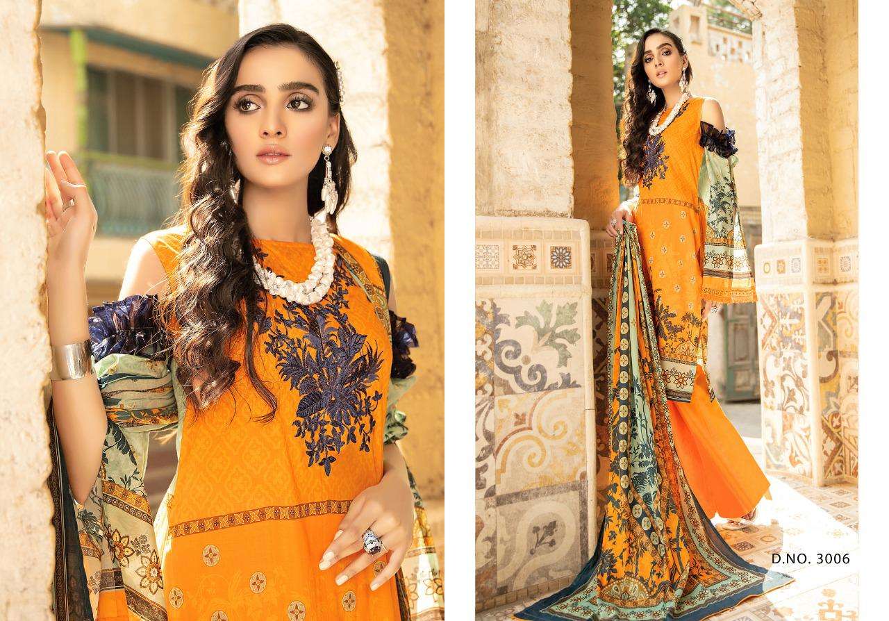MAHNOOR VOL-3 BY YASHIKA TRENDS 3001 TO 3010 SERIES BEAUTIFUL PAKISTANI SUITS COLORFUL STYLISH FANCY CASUAL WEAR & ETHNIC WEAR PURE LAWN DIGITAL PRINT DRESSES AT WHOLESALE PRICE