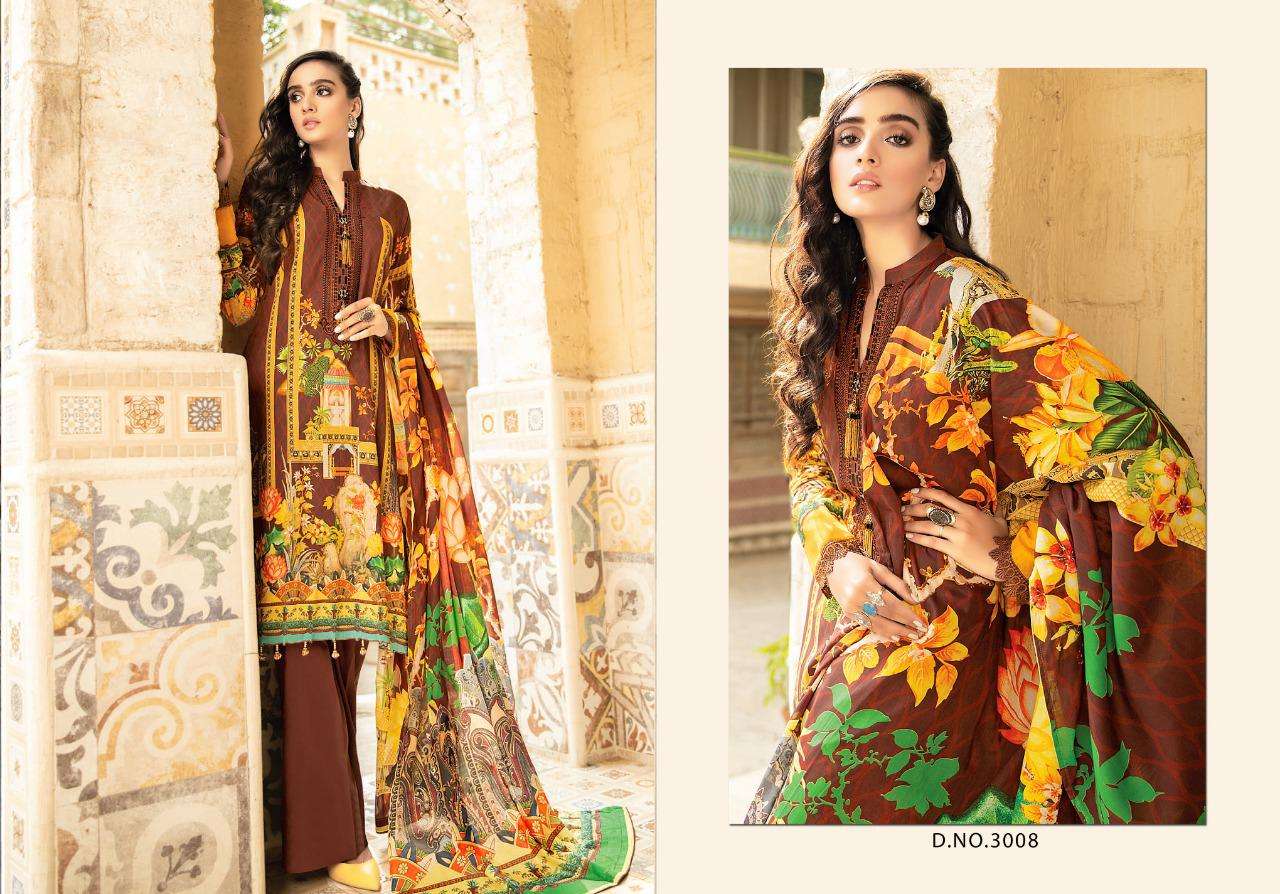 MAHNOOR VOL-3 BY YASHIKA TRENDS 3001 TO 3010 SERIES BEAUTIFUL PAKISTANI SUITS COLORFUL STYLISH FANCY CASUAL WEAR & ETHNIC WEAR PURE LAWN DIGITAL PRINT DRESSES AT WHOLESALE PRICE