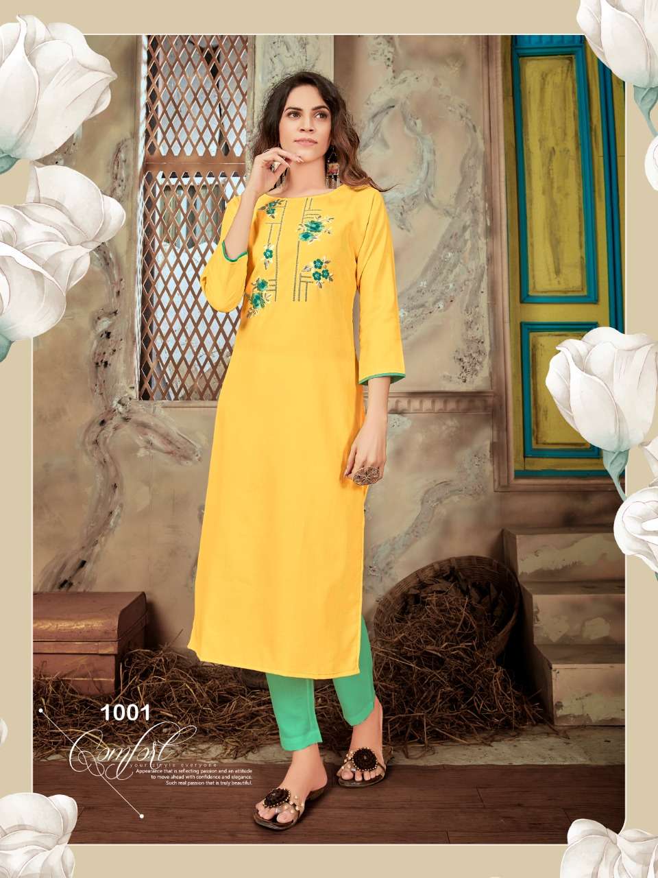 LIGHT BY SYASII 1001 TO 1010 SERIES DESIGNER STYLISH FANCY COLORFUL BEAUTIFUL PARTY WEAR & ETHNIC WEAR COLLECTION GALAXY COTTON KURTIS AT WHOLESALE PRICE