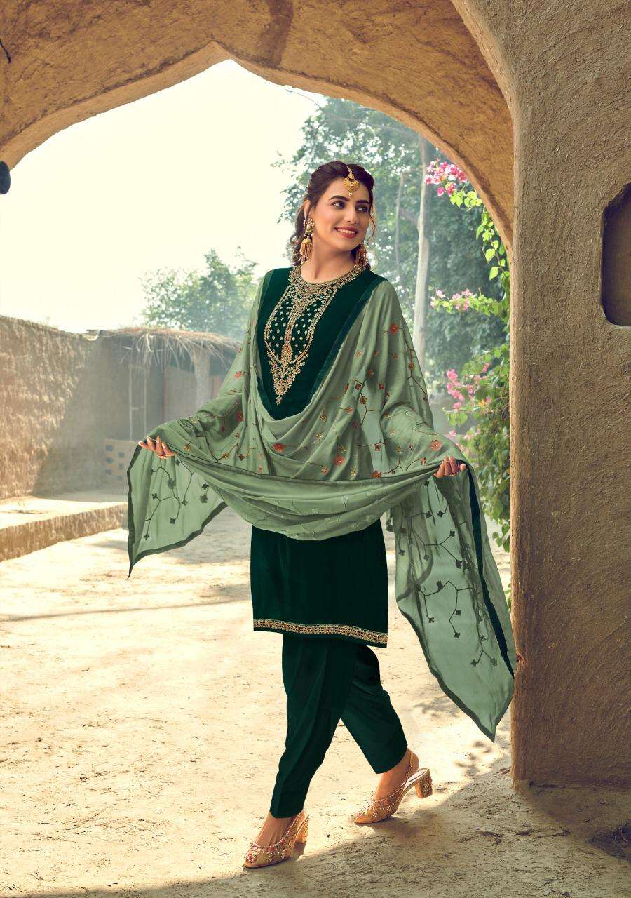 GAJBAN VOL-1 BY ZAVERI 01 TO 04 SERIES BEAUTIFUL SUITS COLORFUL STYLISH FANCY CASUAL WEAR & ETHNIC WEAR HEAVY JAM COTTON EMBROIDERED DRESSES AT WHOLESALE PRICE