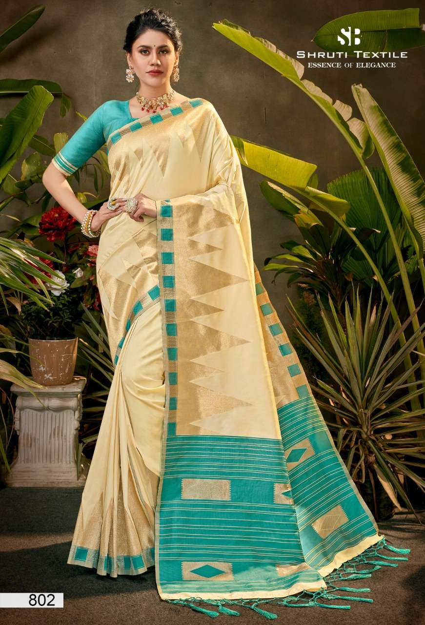 SHRUTI 800 SERIES BY SHRUTI 801 TO 812 SERIES INDIAN TRADITIONAL WEAR COLLECTION BEAUTIFUL STYLISH FANCY COLORFUL PARTY WEAR & OCCASIONAL WEAR SOFT SILK SAREES AT WHOLESALE PRICE