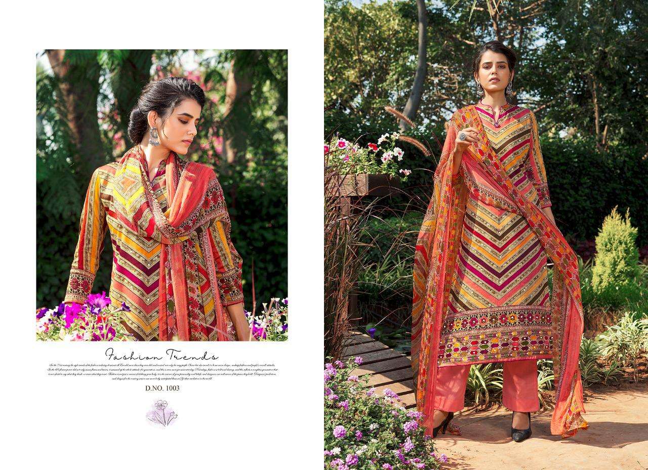 REHNUMA BY ADINATH PRINTS 1001 TO 1006 SERIES BEAUTIFUL SUITS COLORFUL STYLISH FANCY CASUAL WEAR & ETHNIC WEAR HEAVY JAM COTTON DIGITAL PRINT WITH KHATLI WORK DRESSES AT WHOLESALE PRICE