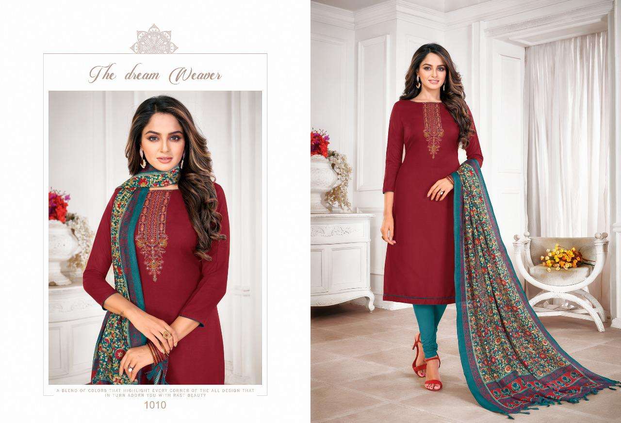 EPISODE BY SHAGUN LIFESTYLE 1001 TO 1012 SERIES BEAUTIFUL SUITS COLORFUL STYLISH FANCY CASUAL WEAR & ETHNIC WEAR SLUBBY COTTON DRESSES AT WHOLESALE PRICE